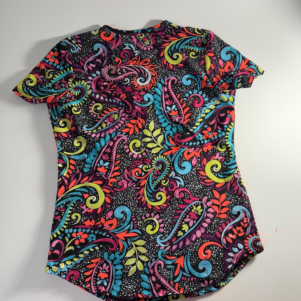 Lot of 3 Koi Betsey Cherokee Medical Scrub Tops Nursing Sz XS - Picture 5 of 11